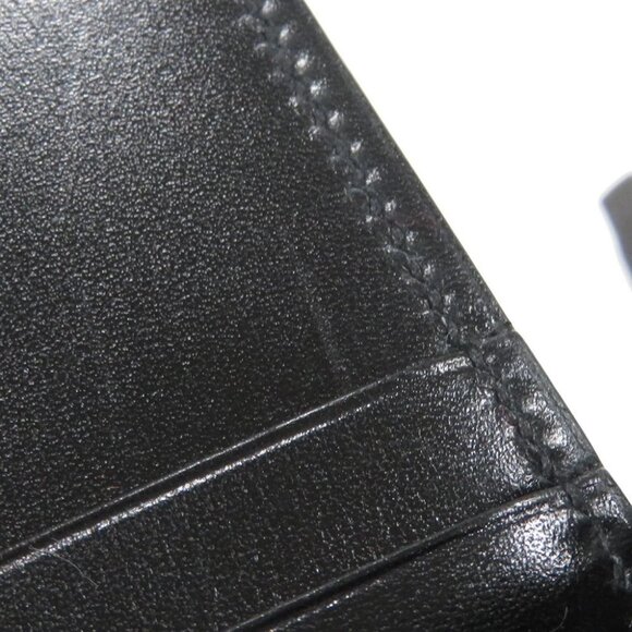 HERMES Bean compact Box Calf Leather Black - Picture 4 of 11